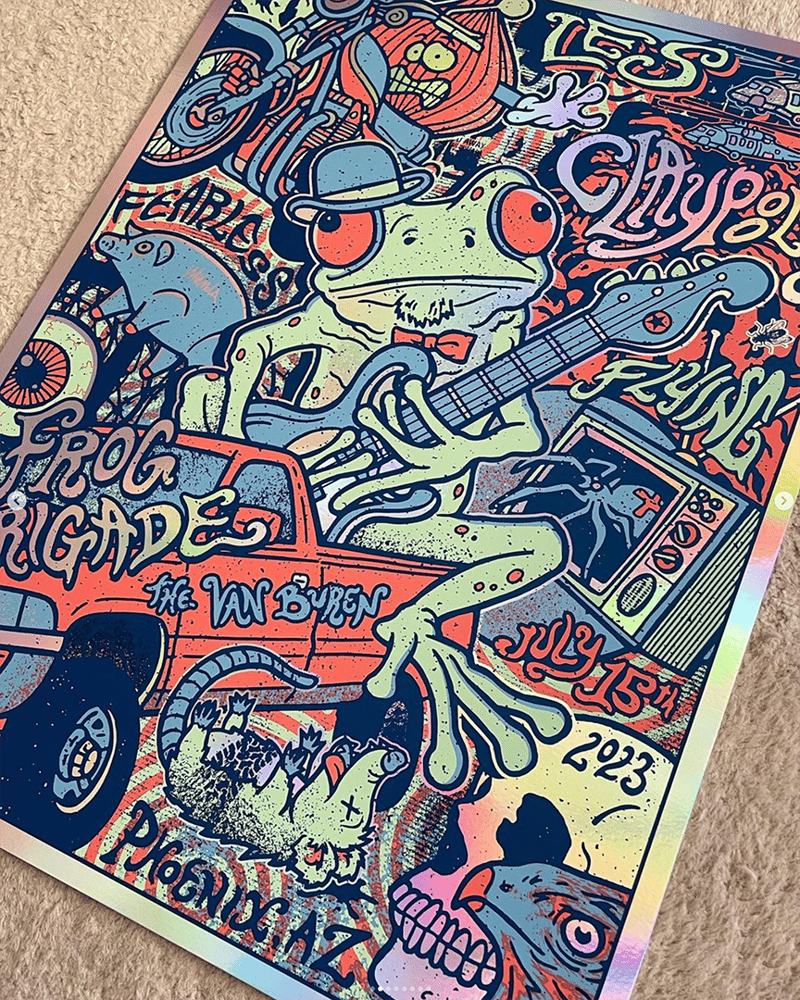 GIGART — Les Claypool Fearless Flying Frog Brigade RED RAINBOW